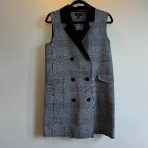 Topshop houndstooth blazer dress
